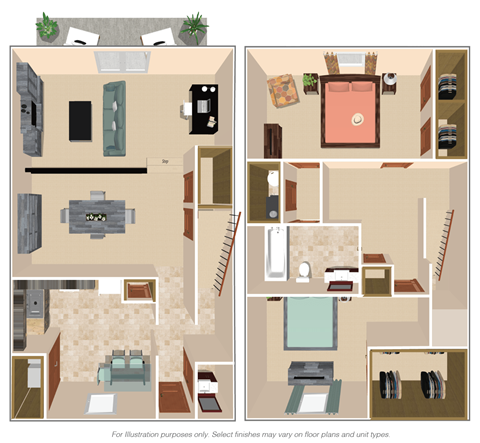 Floor plan for 2 beds, 1.5 baths, 1600 sqft
